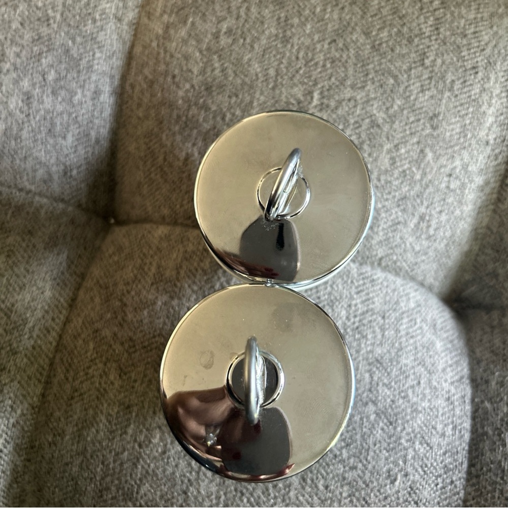 Royal Worcester England Pair of Porcelain Floral Egg Coddlers 2.1" x 2.5" tall - Picture 4 of 8